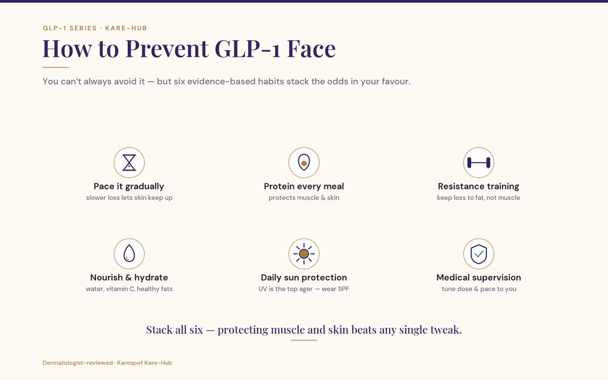 Six things that can help prevent "GLP-1 faces"